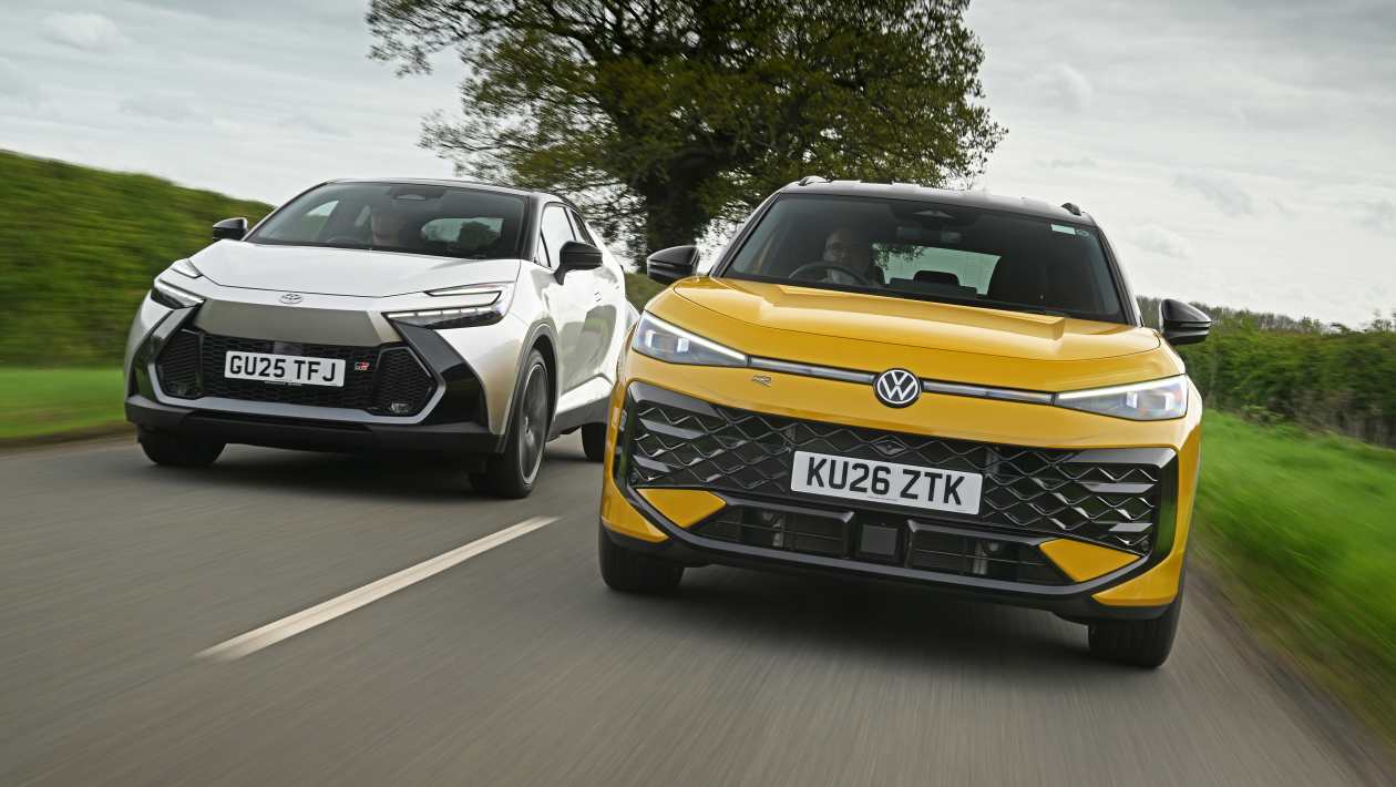 Volkswagen T-Roc vs Toyota C-HR: two popular small SUVs, one winner